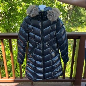 MONCLER Fulmarus Giubbotto Black Down Coat